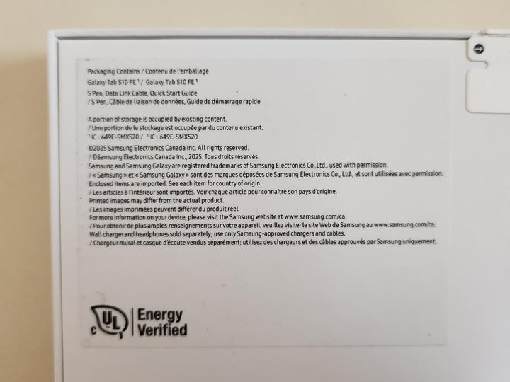 Samsung Galaxy Tab S10 FE X5200N Wi-Fi 128GB Blue EU