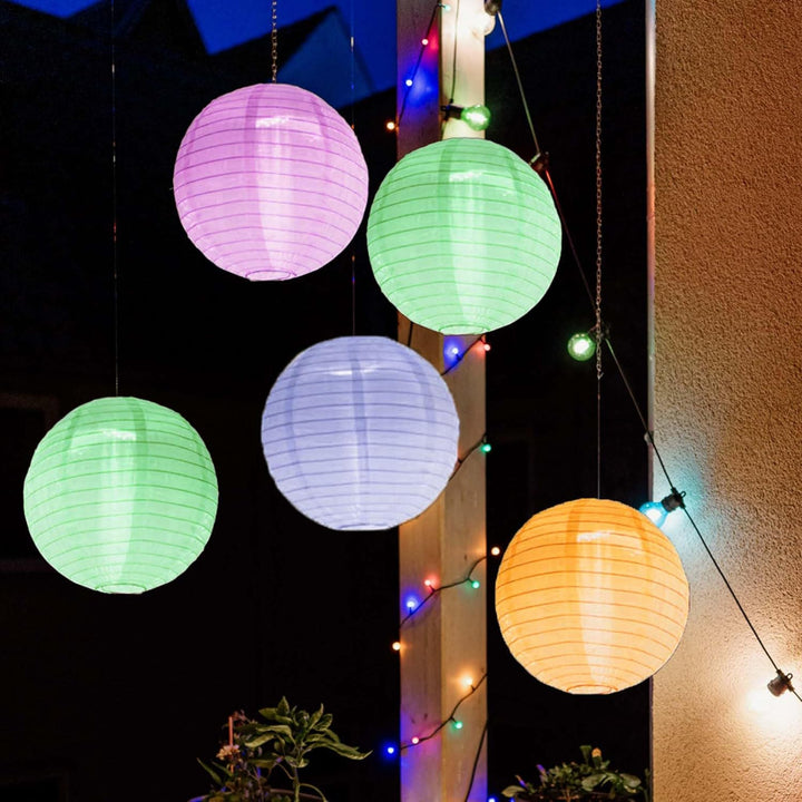 Hellum LED Lampion aussen mit Fernbedienung I Wetterfest Lampion mit wasserdichtem Teelicht I 5x30cm