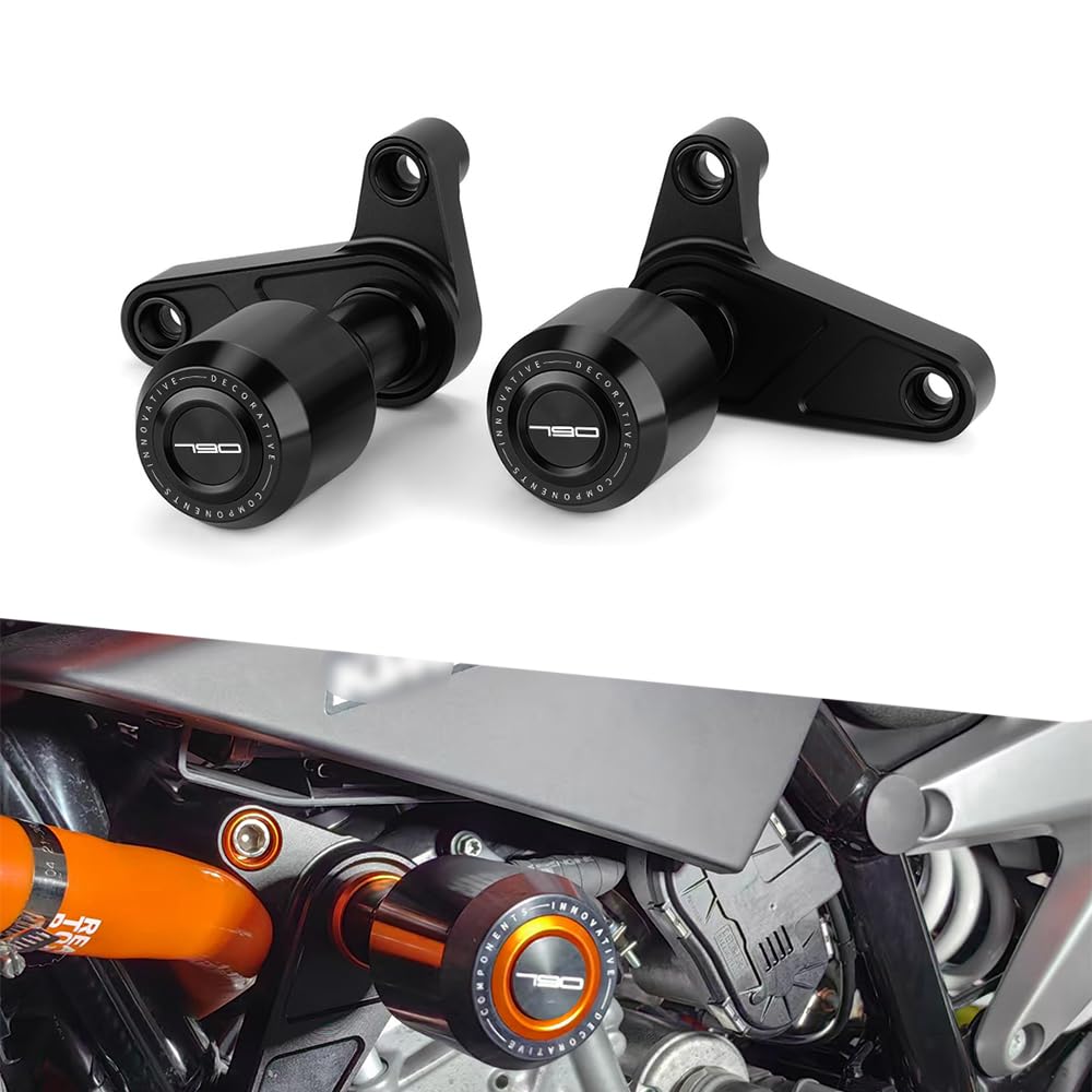 Modeer Motorrad Sturzpads Kompatibel mit DUKE 790/890 Duke/R 2018-2025 Rahmen Slider Sturzschutz 790