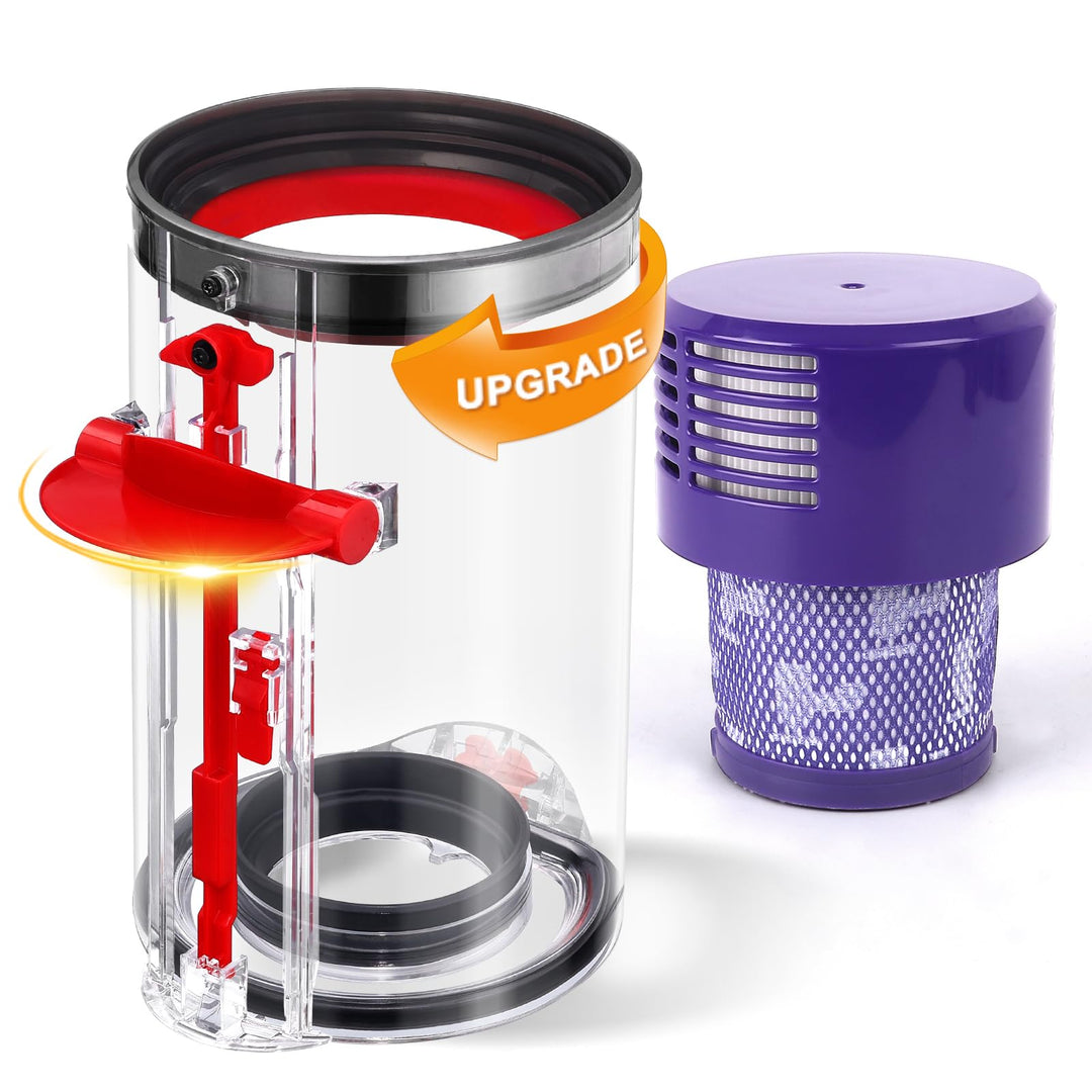 Staubbehälter 969509-01 Ersatzteile für Dyson V10 SV12 Staubsauger Verbesserter Behälter Zubehör Mit