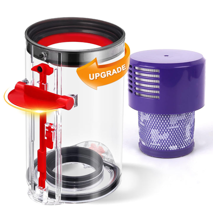 Staubbehälter 969509-01 Ersatzteile für Dyson V10 SV12 Staubsauger Verbesserter Behälter Zubehör Mit