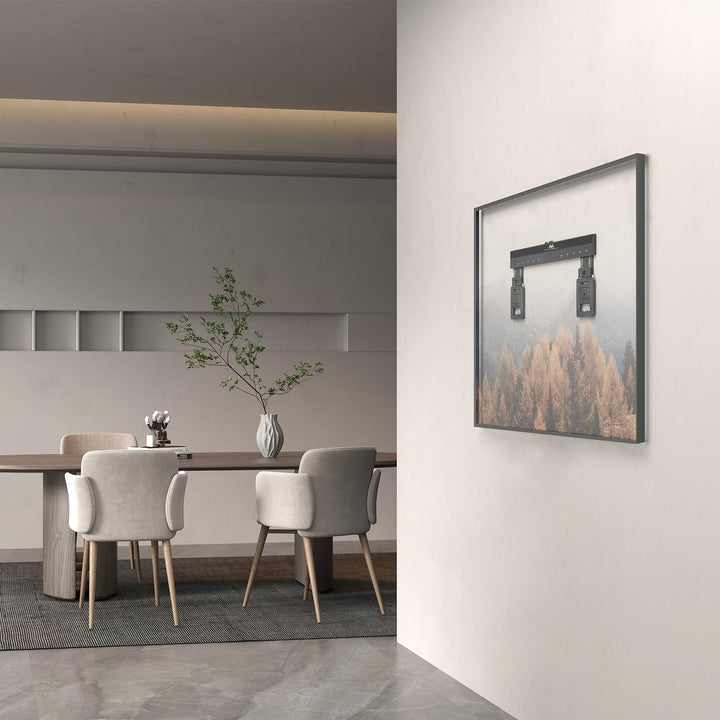 Maclean MC-481 Ultraflache TV Wandhalterung für 37-80" Flach & Curved Fernseher bis zu 75kg Max. VES