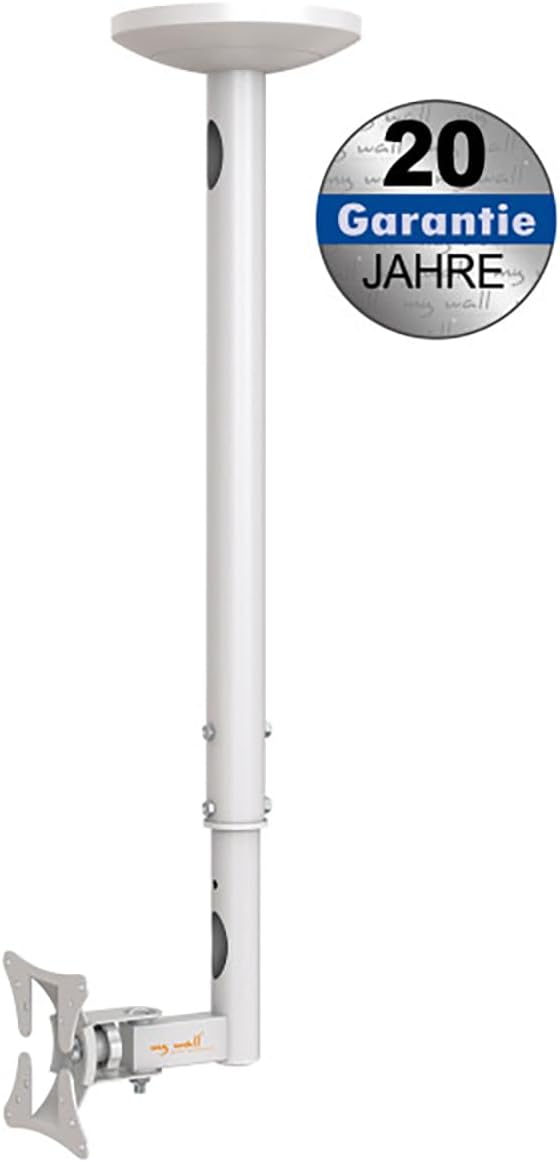 mywall HL4-1WL Höhenverstellbarer Deckenhalterung für Flachbildschirme, 10-30 Zoll (25-76cm) Tragkra