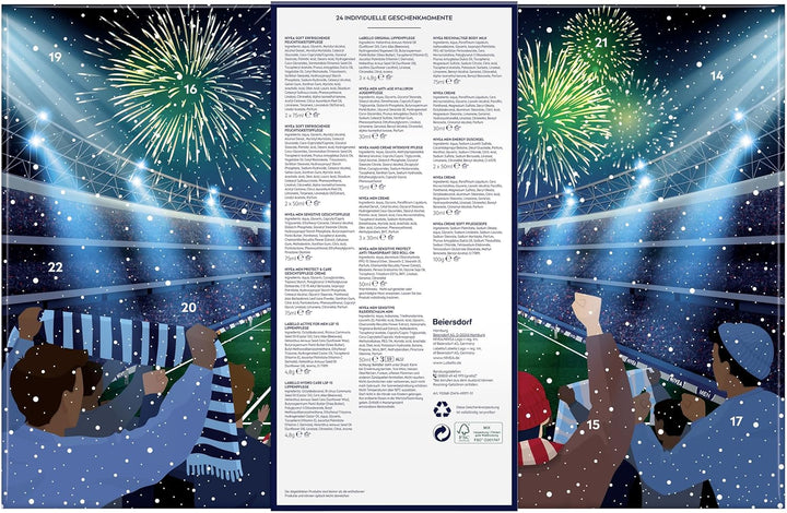 NIVEA MEN Adventskalender 2024 mit 24 Türchen voller verwöhnender Überraschungen, Weihnachtskalender