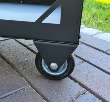 Universal-Untergestell für Gartenofen, Stahl, schwarz emailliert | Geeignet für Gartenöfen, Gartenhe