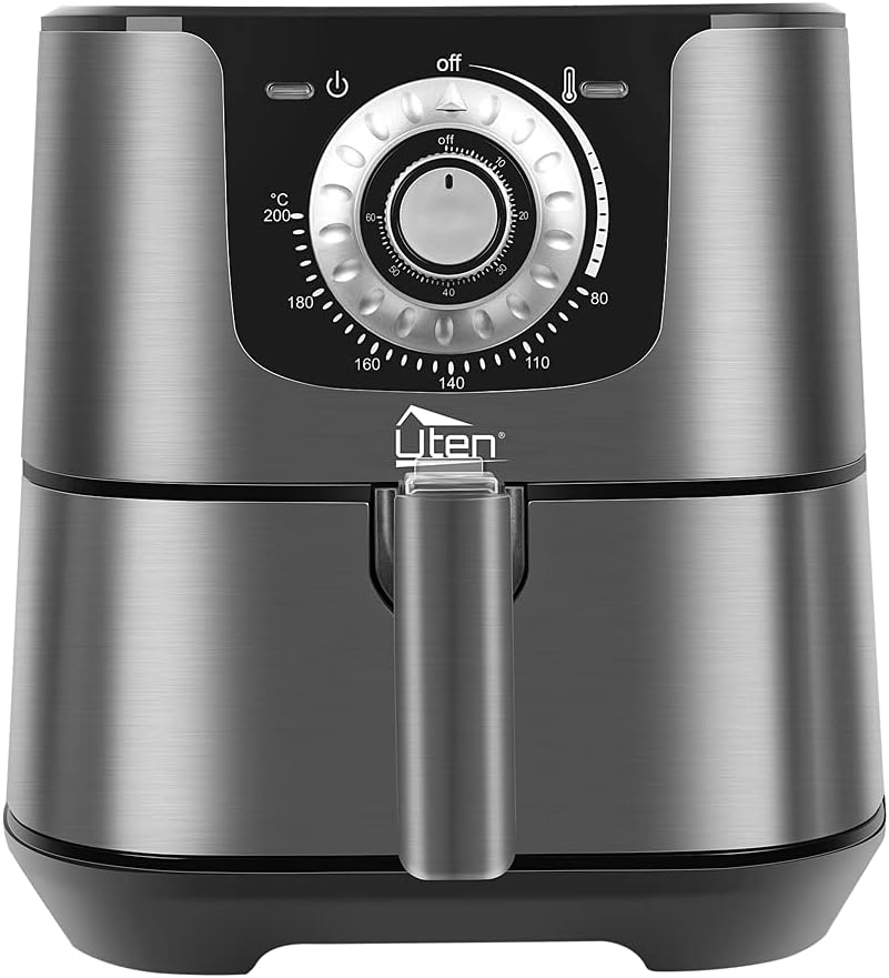 Heissluftfritteuse, 5.5L XXL Airfryer Uten Heissluftfriteuse 1700W Luftfritteuse mit Vorheizen & War