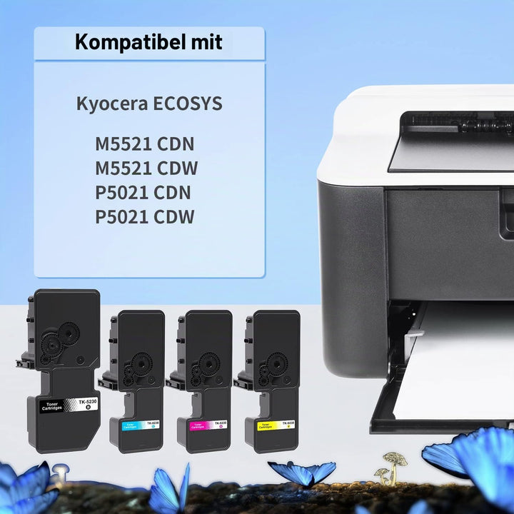 LOSMANN TK-5230 Schwarz Tonerkartusche Kompatibel für Kyocera TK5230K TK5220K für Kyocera Ecosys P50