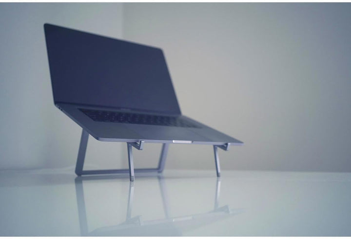 Rain Design mBar Pro+ Foldable Laptop Stand - Silver mBar Pro+ Silber, mBar Pro+ Silber
