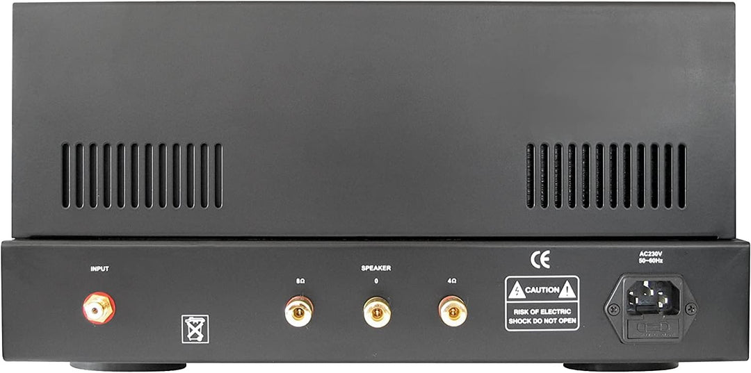 Dynavox Röhren Mono-Vollverstärker VR-80 schwarz, HiFi-Verstärker für warmen Röhren-Sound, Vintage-D