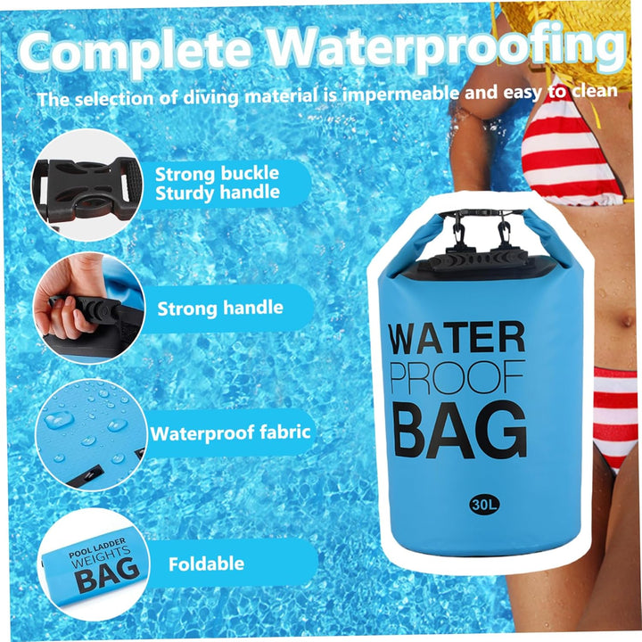 Pineeseatile Pool Leiter Gewichte 2pcs 30l Pool Schritt Gewichte wasserdicht 500D PVC Pool Sandbeute