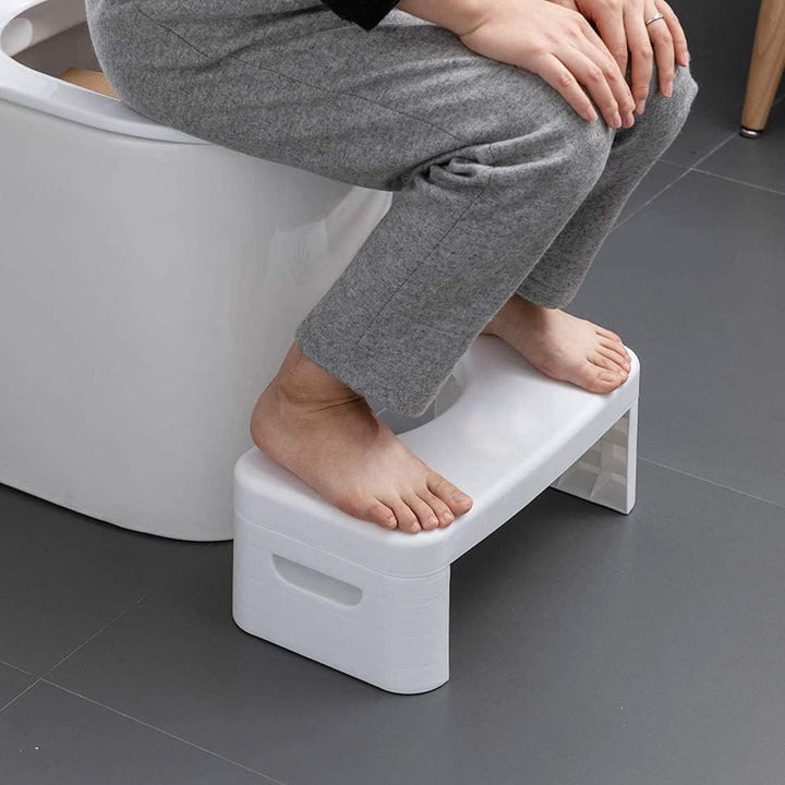 Coldcool Klappbarer Toilettenhocker, Töpfchen Tritthocker mit Duftposition, Badezimmer, Faltbarer Ko