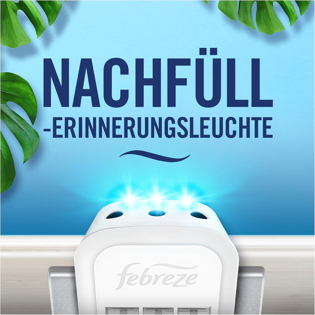 Febreze Programmierbarer Lufterfrischer 3Volution Duftstecker Starter-Kit + Nachfüllflakons 80 ml Ap