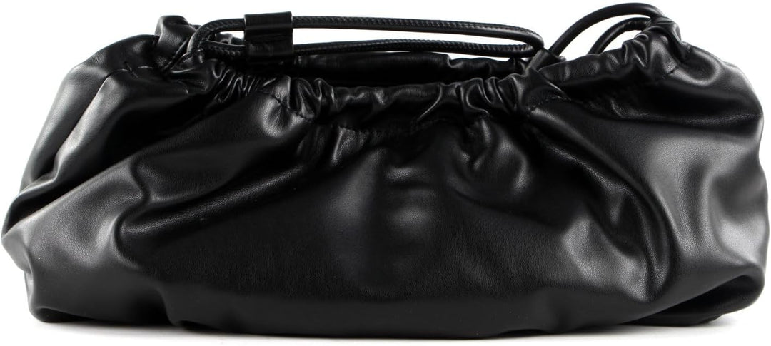 Seidenfelt stylishe Schultertasche Mysen lederfrei, Black