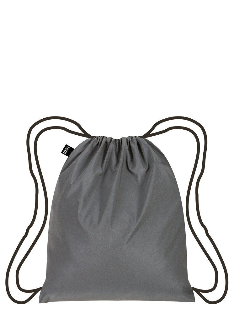 LOQI Artist Reflective Silver Backpack Rucksack, 44 cm, 10 liters, Mehrfarbig (Multicolour)
