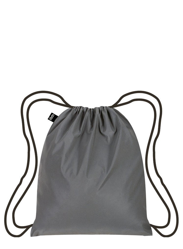 LOQI Artist Reflective Silver Backpack Rucksack, 44 cm, 10 liters, Mehrfarbig (Multicolour)