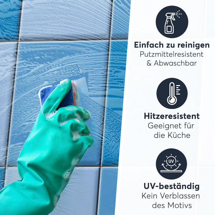 CREATISTO Klebefliesen Stickerfliesen Fliesenfolie - Selbstklebende Fliesen Folie I Klebefliesen Dek