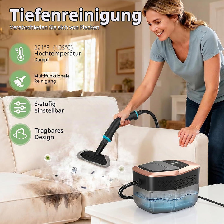 Dampfreiniger Handgerät Handdampfreiniger Dampfreiniger für Alles Steam Cleaner Handlicher für Fussb
