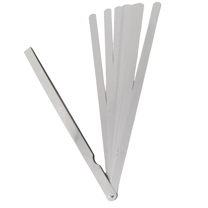 300 Mm Spalt-Fühlerlehre, 17 Klingen, Metrisch, 0,02–1 Mm Dicke, Edelstahl, Universelles Standard-SA