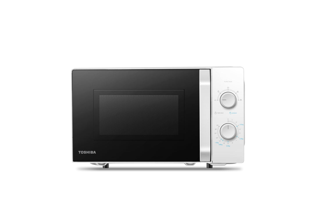 Toshiba MW2-MM20P(WH) Standard Mikrowellenherd, 20 Liter, 800 W, 5 Leistungsstufen mit praktischer A