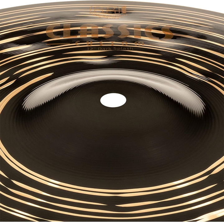 Meinl Cymbals Classics Custom Dark Splash 10 Zoll (Video) Schlagzeug Becken (25,40cm) B12 Bronze, Du
