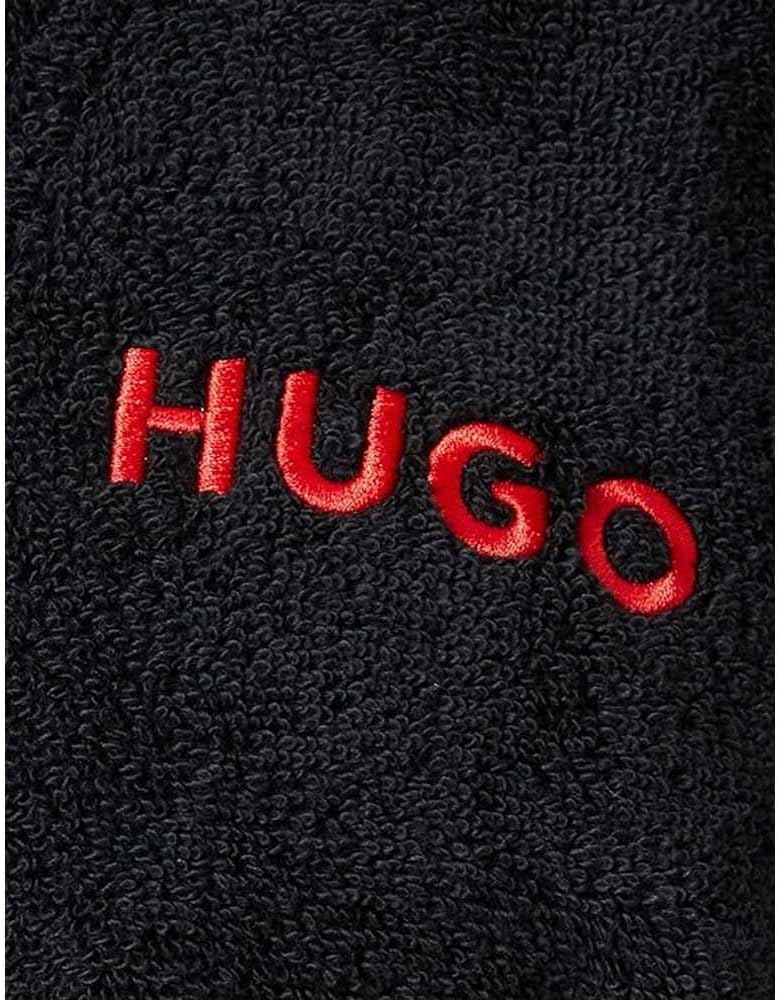 HUGO Damen Terry Dressing Gown L Black1, L Black1