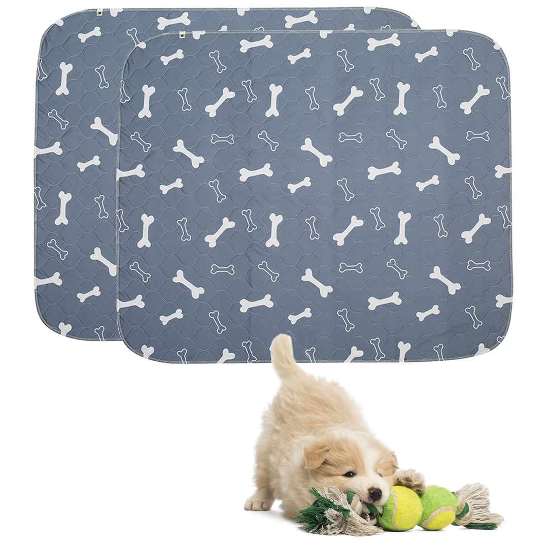 Geyecete Waschbare Welpenunterlagen(2 Stück), Saugfähig Puppy Pads hundeunterlagen, Hygieneunterlage