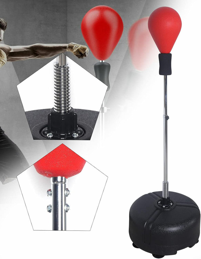 Punchingball Erwachsene Boxtraining Freistehender Standboxsack Höhenverstellbarer Stehend 120-160cm