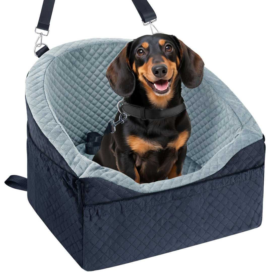 Vivifying Hundeautositz für kleine und mittelgrosse Hunde, abnehmbare und waschbare Sitzerhöhung für