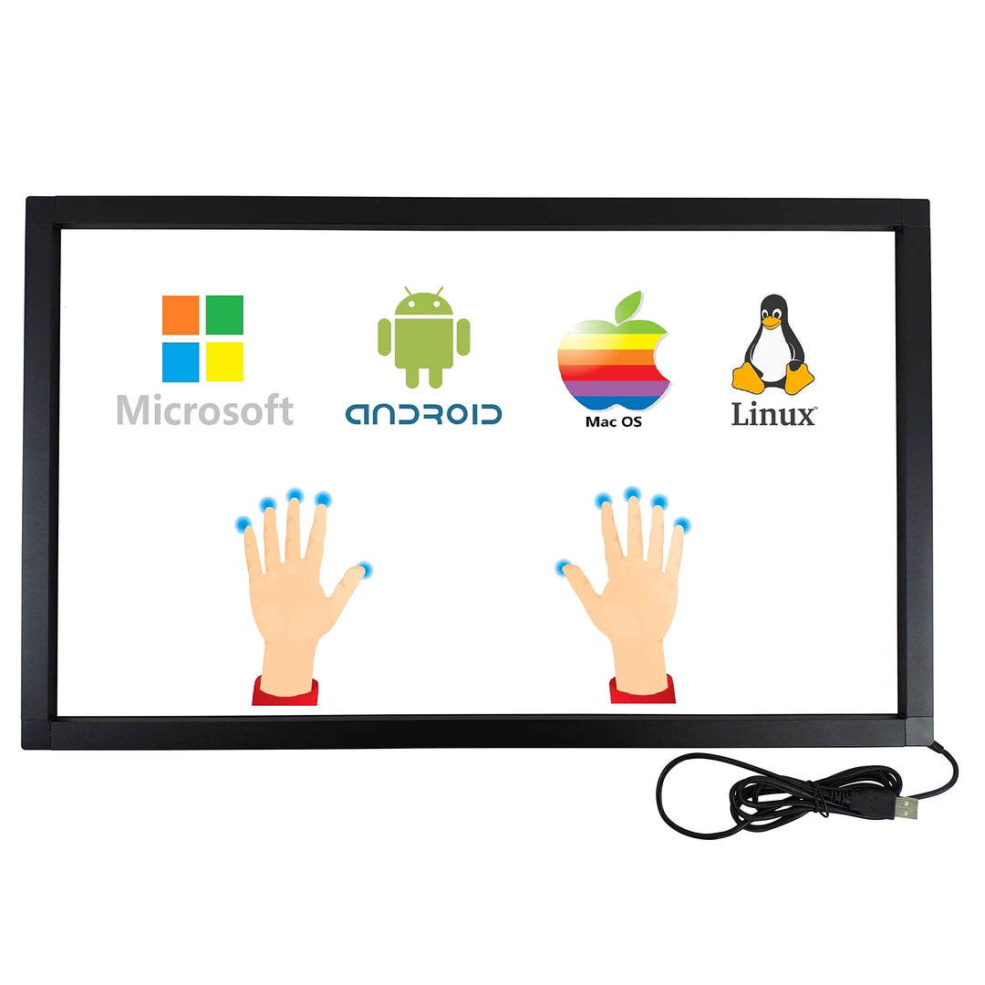 32 Zoll Infrarot-Touchscreen-Rahmen, IR-Touchscreen-Overlay, Touchscreen-Panel, Freier Treiber 32 in