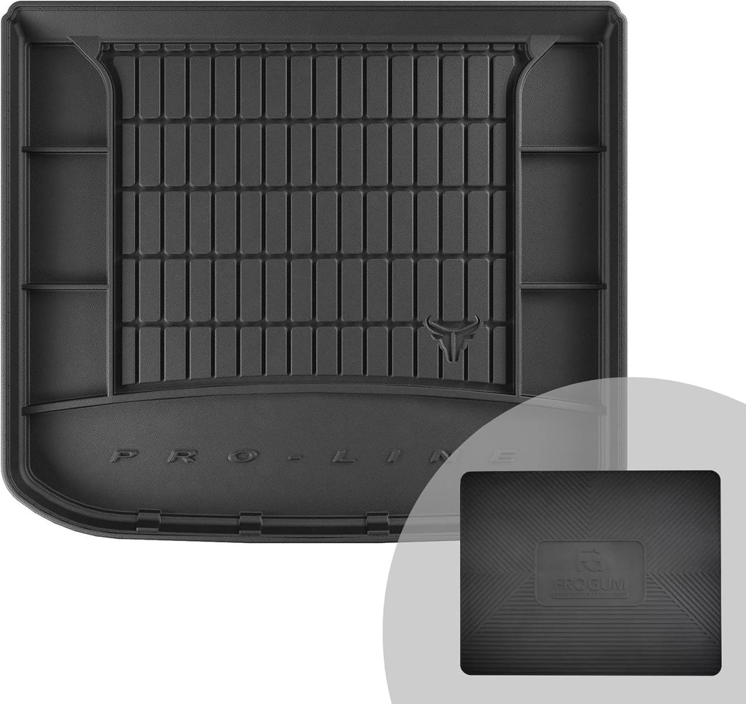 FROGUM ProLine 3D Gummimatte Exklusive Auto Kofferraummatte Kofferraumwanne für SEAT Toledo III 2004