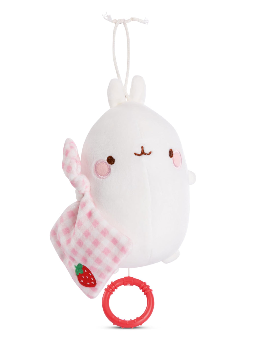 NICI Spieluhr Baby Einschlafhilfe MOLANG 15 cm mit sanfter, beruhigender Gute-Nacht-Melodie - Flausc