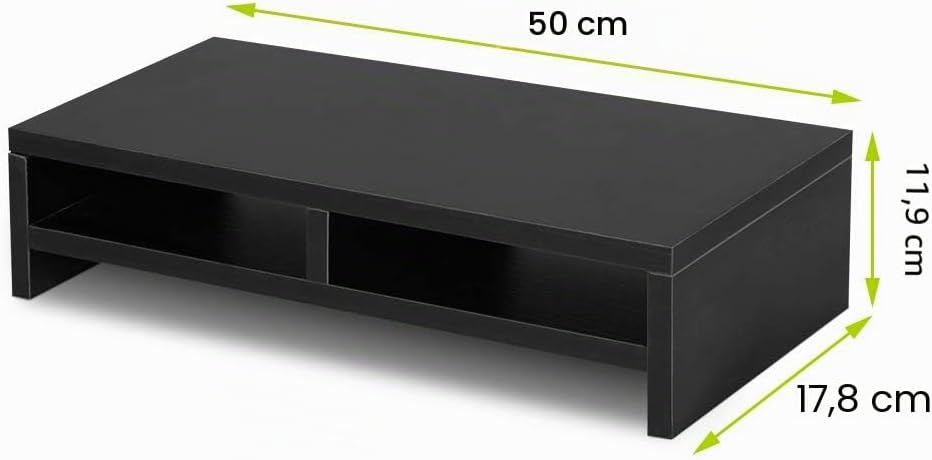 Monitor-Ständer mit Schublade, Bildschirmerhöhung für Computer PC, Laptop-Halterung mit Aufbewahrung
