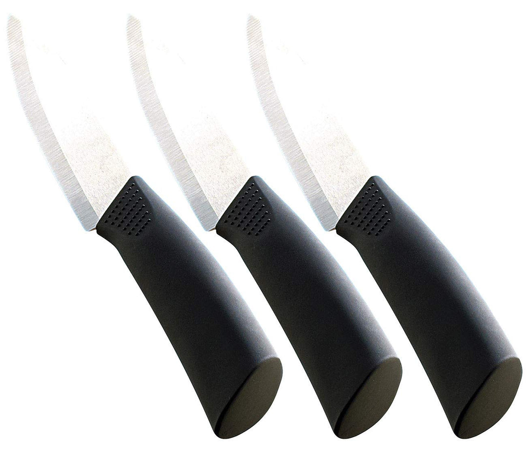 Rosenstein & Söhne Keramikmesser: 3er-Set Keramik-Universalmesser mit 13 cm Klinge (Messer, Küchenme