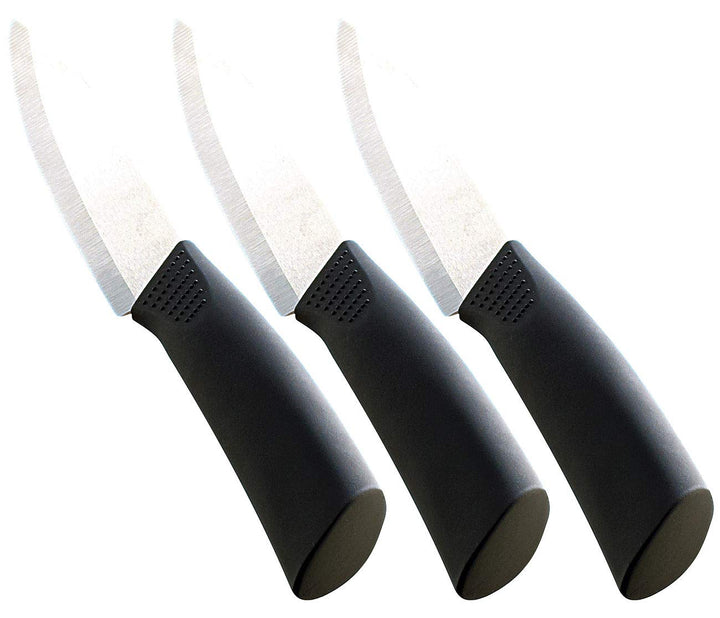 Rosenstein & Söhne Keramikmesser: 3er-Set Keramik-Universalmesser mit 13 cm Klinge (Messer, Küchenme