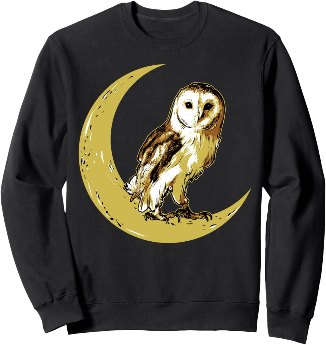 Owl Moon - Funny Owl Lover Sweatshirt