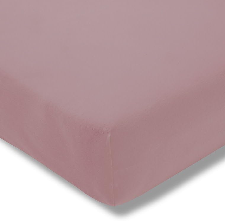 ESTELLA Spannbetttuch Feinjersey | Flieder | 120x200 cm | passend für Matratzen 120 cm (Breite) x 20