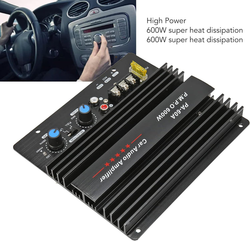 600W Auto Audio High-Power Verstärker Board, 12V Leistungs Starke Bass Sub Woofer Board für die Meis