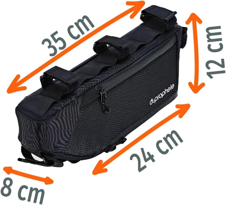 Prophete Fahrradtasche, Rahmentasche Bike Packing Version, Volumen 4 Liter, 100% wasserdicht, Farbe