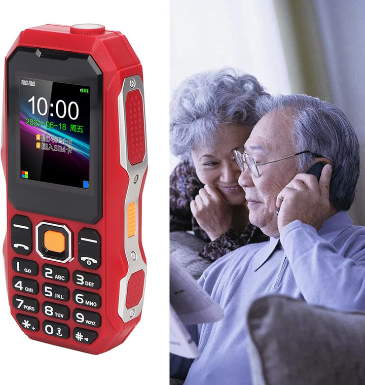Mobiltelefon mit Grossen Tasten für Senioren, GSM-Entsperrtes Mobiltelefon, 1,8-Zoll-Bildschirm, Tel