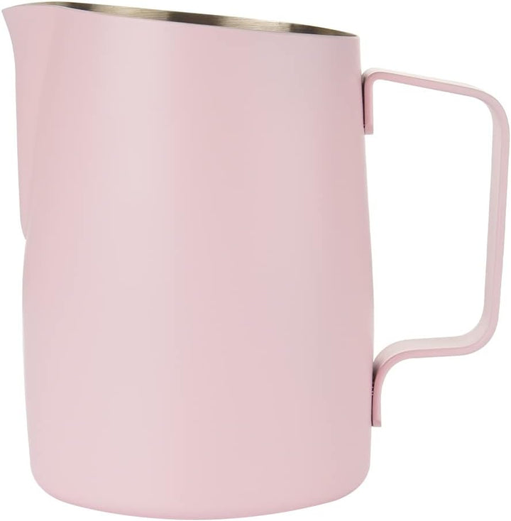 Dianoo Milchaufschäumkrug mit Griff, 600 ml Edelstahl-Dampfkrug, Espresso-Milchaufschäumer für Kaffe