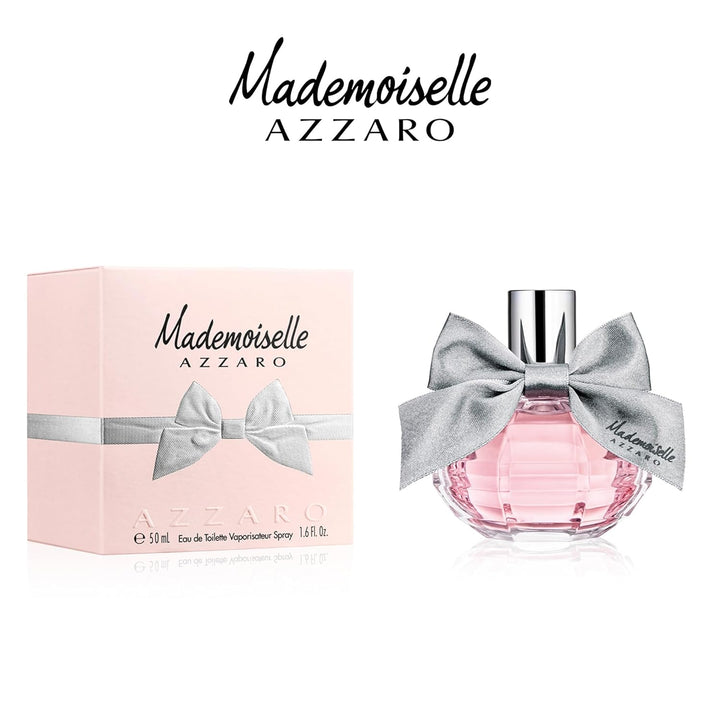 Azzaro Mademoiselle, Parfüm für Damen, Eau de Toilette, Frischer und blumiger Duft 50 ml, 50 ml
