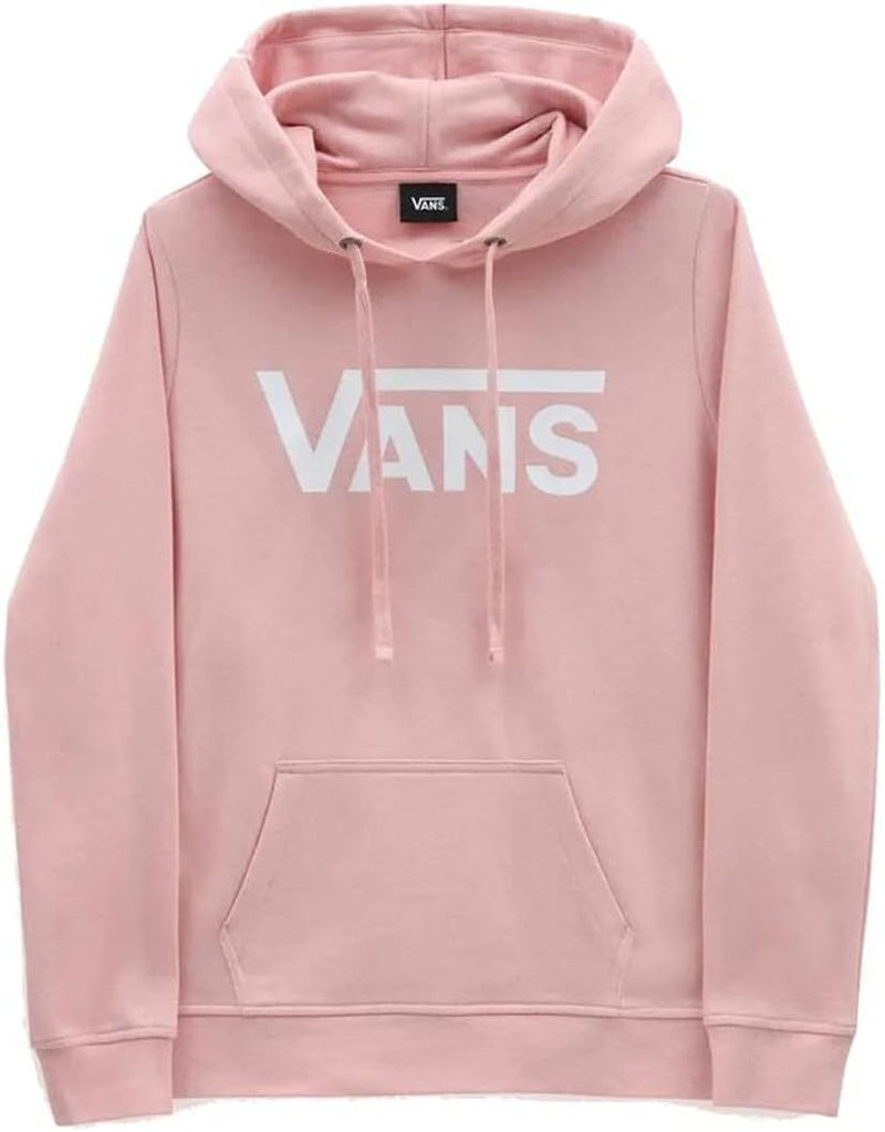 Vans Damen Drop V Logo Hoodie, Silber, rosa, XXS