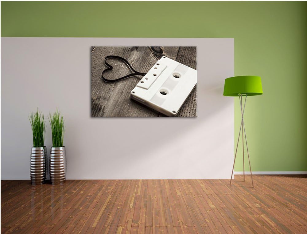 Pixxprint Abstrakte Schallplatte, Leinwandbild, Kunstdruck, Keilrahmen, Motive, Poster, Format:100x7