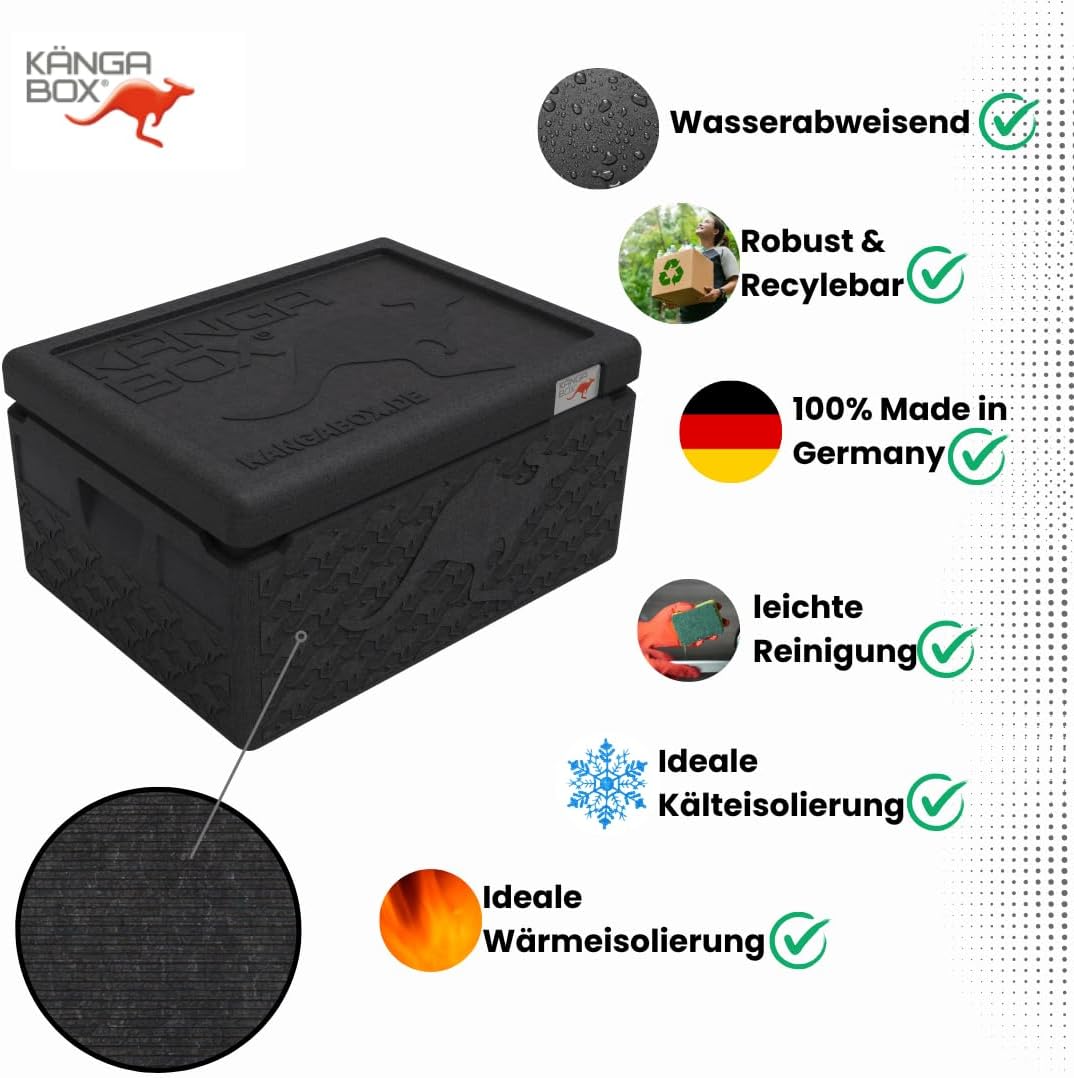 Mini Thermobox kalt &amp; warm 1,5L – Ideal als Lunchbox oder Brotdose - Ultraleicht &amp; perfekt schliesse