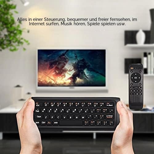 ciciglow Tragbare Air Maus, Kabellose Tastatur Fernbedienung, Kabellose Remote Tastatur, Ergonomisch