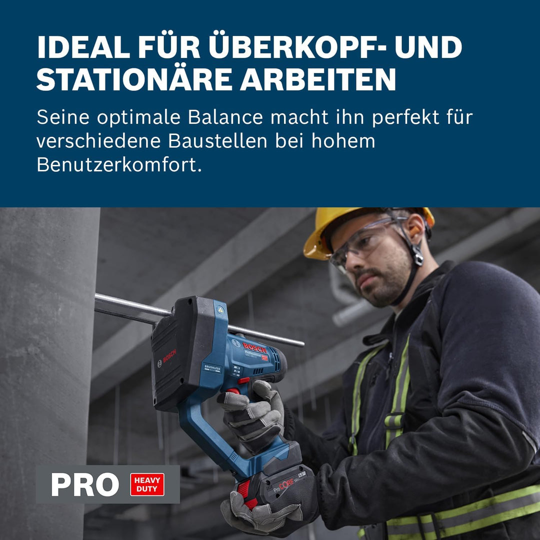 Bosch Professional 18V System Akku-Gewindestangenschneider GGC 18V-12 (schneidet bis M12 aus Stahl u