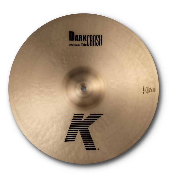 Zildjian K Zildjian Series - 18" Dark Crash Thin Cymbal 18 Zoll Dark Thin, 18 Zoll Dark Thin