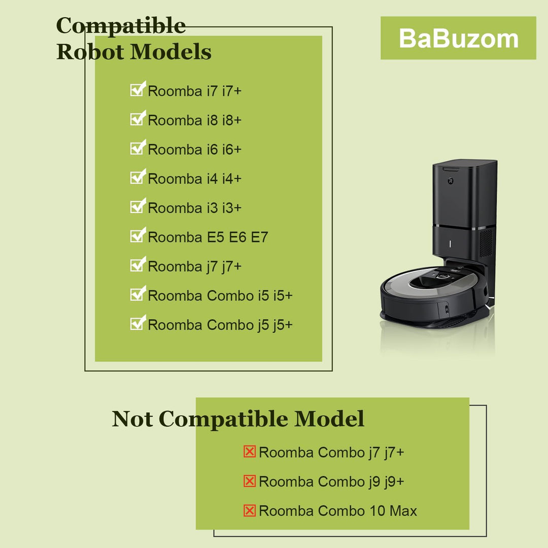 Ersatzteile Zubehör für iRobot Roomba i7 i7+ i8 i8+ j7 j7+ i3 i3+ i4 i4+ i6 i6+ E5 E6 E7 Combo i5 i5