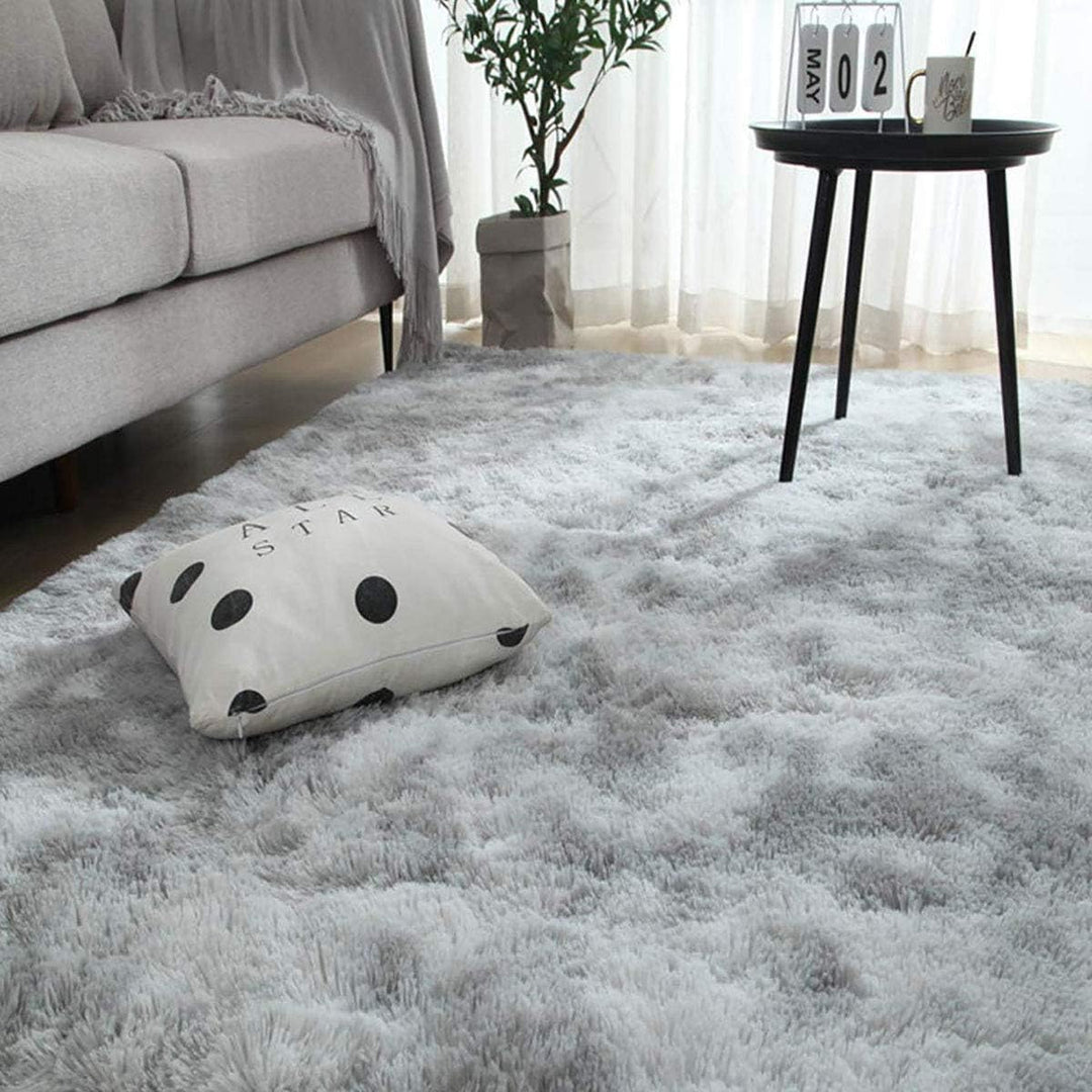 Tinyboy-hbq Teppich Wohnzimmer Schlafzimmer Rund Modern Design Shocky Lange Borsten Runde Innen ruts