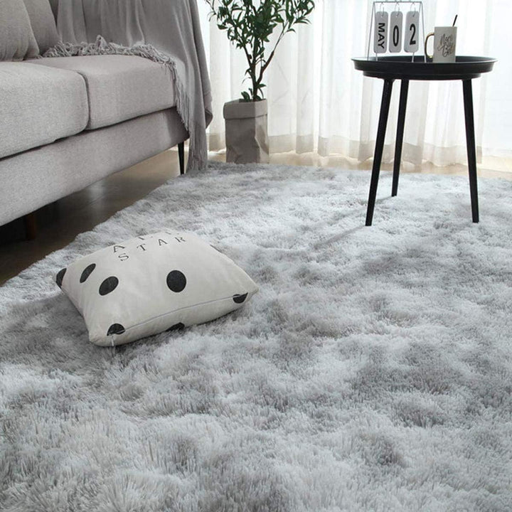 Tinyboy-hbq Teppich Wohnzimmer Schlafzimmer Rund Modern Design Shocky Lange Borsten Runde Innen ruts